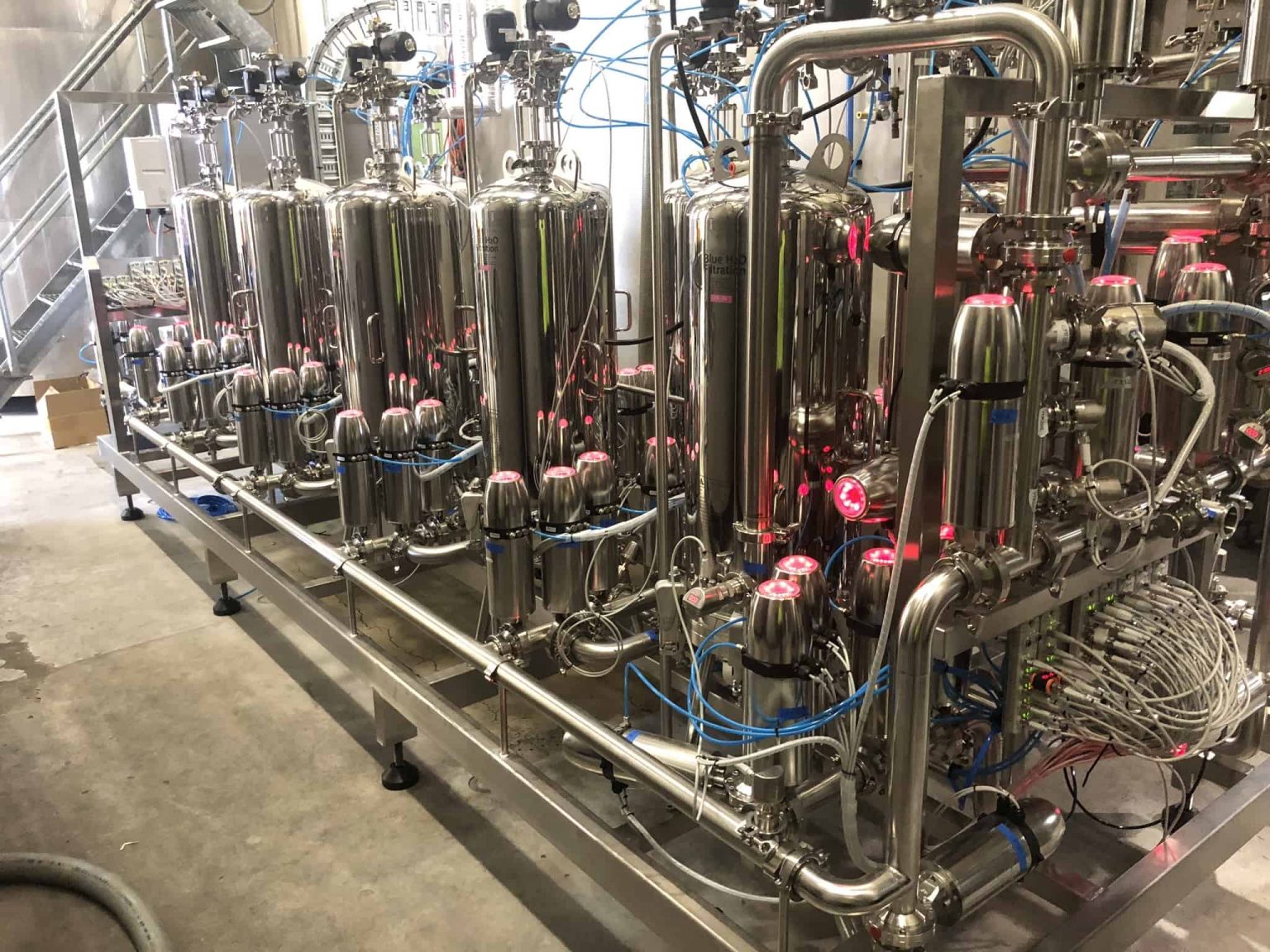 Automation of Wine Process Filtration | Blue H2O Filtration