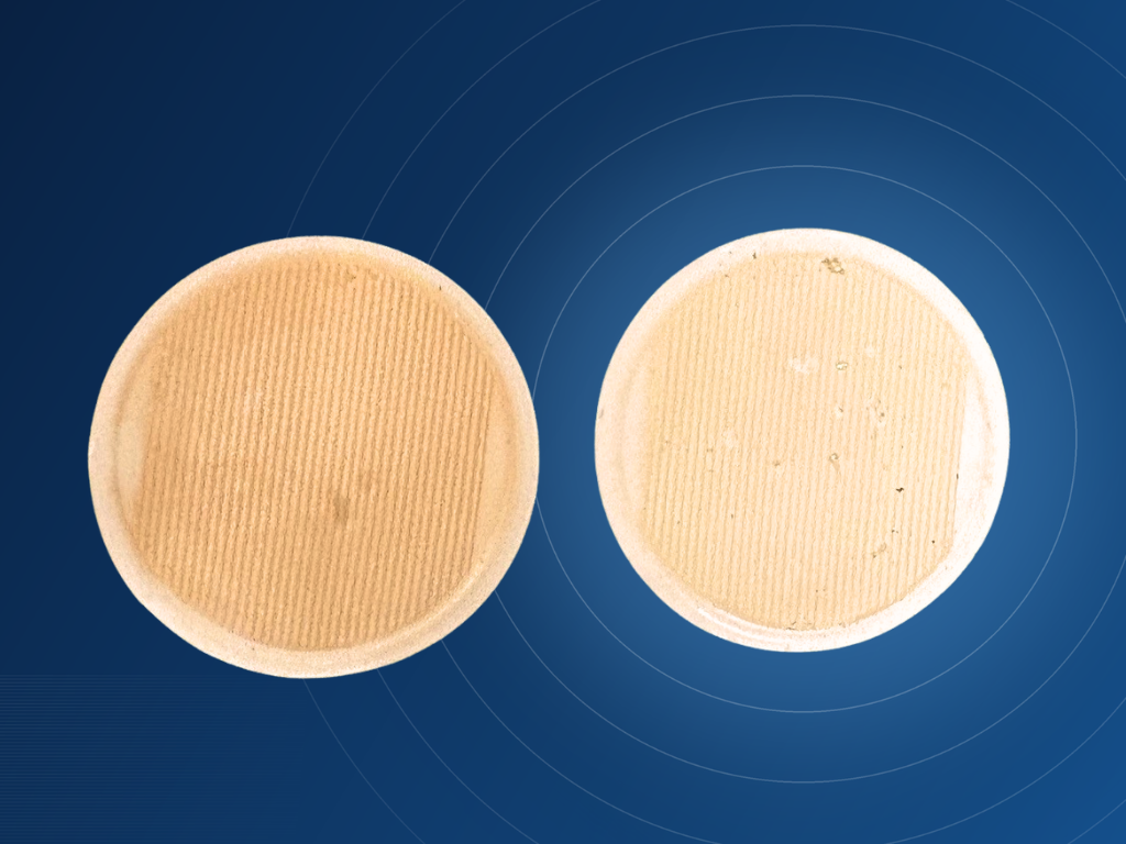 SDI test filter discs. SDI helps indicate how much particulate matter is in RO feedwater.
